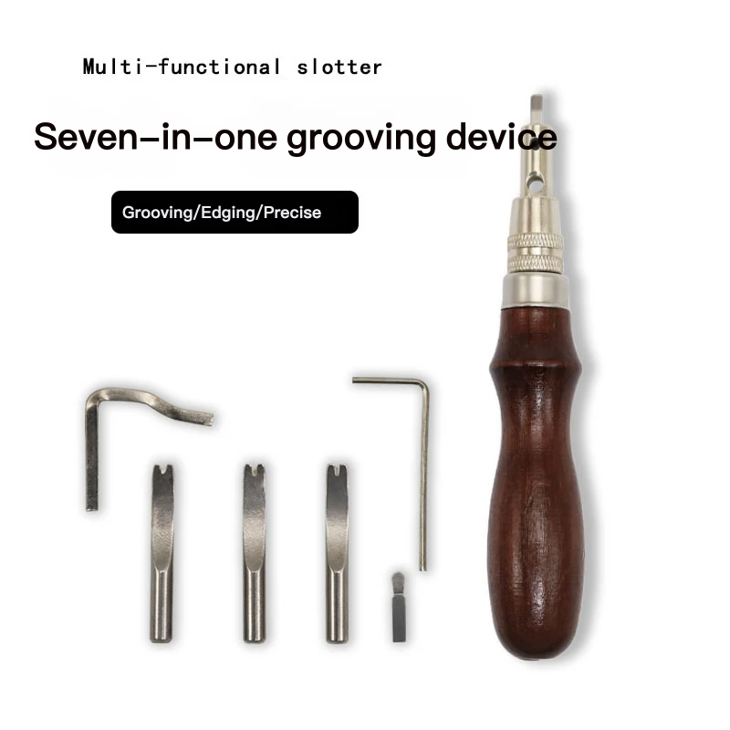 Leatherwork Edge Creaser - 7'si 1 Arada Çok Fonksiyonlu Deri