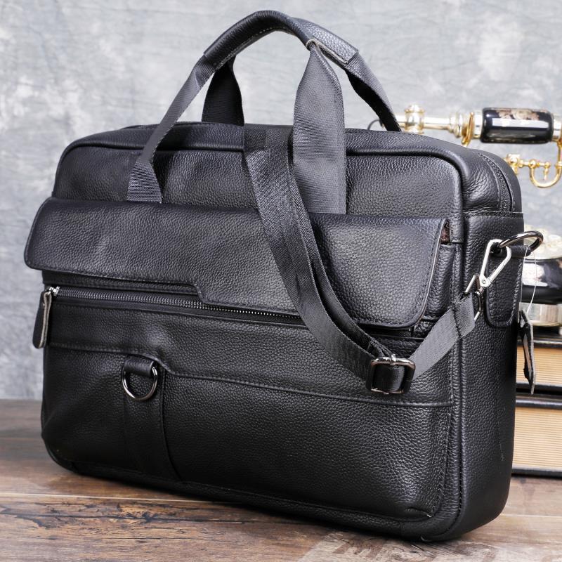Leatherwork Bag - Büyük erkek hakiki deri çanta erkekler