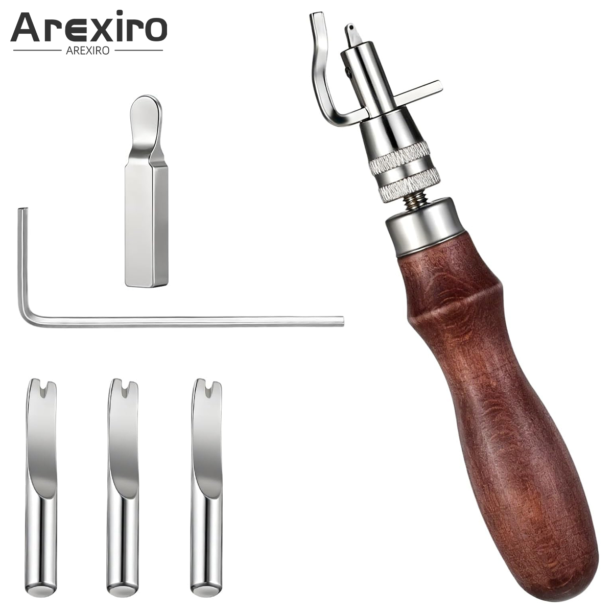Leatherwork Edge Creaser - 7'si 1 Arada Ayarlanabilir Deri Dikiş
