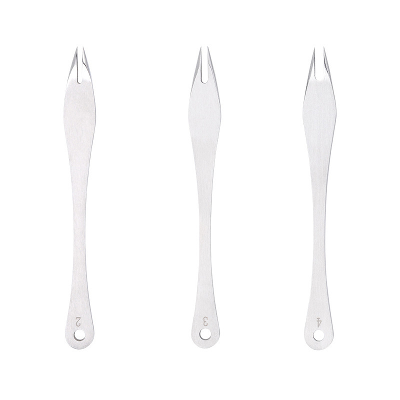 Leatherwork Edge Creaser - 1 adet 2/3/4MM Paslanmaz Çelik Deri