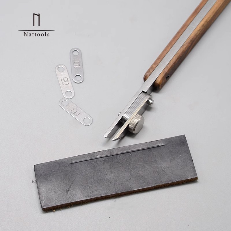 Leatherwork Edge Creaser - Nattools Ayarlanabilir Deri Kenar Kırma Aracı