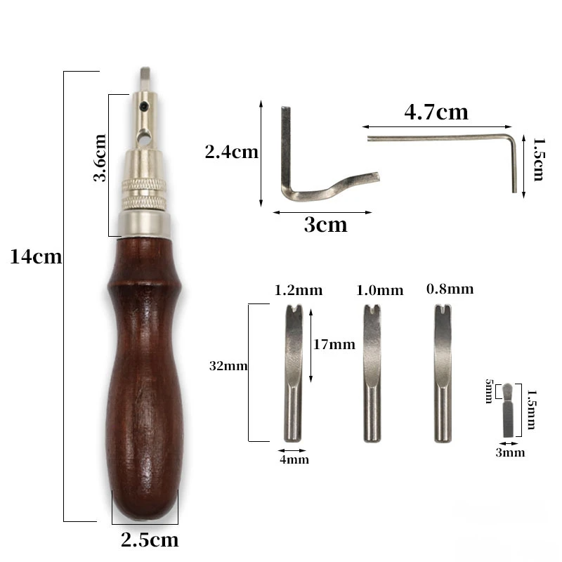 7'si 1 Arada Çok Fonksiyonlu D - Leatherwork Edge Creaser incelemesi ve fiyatı