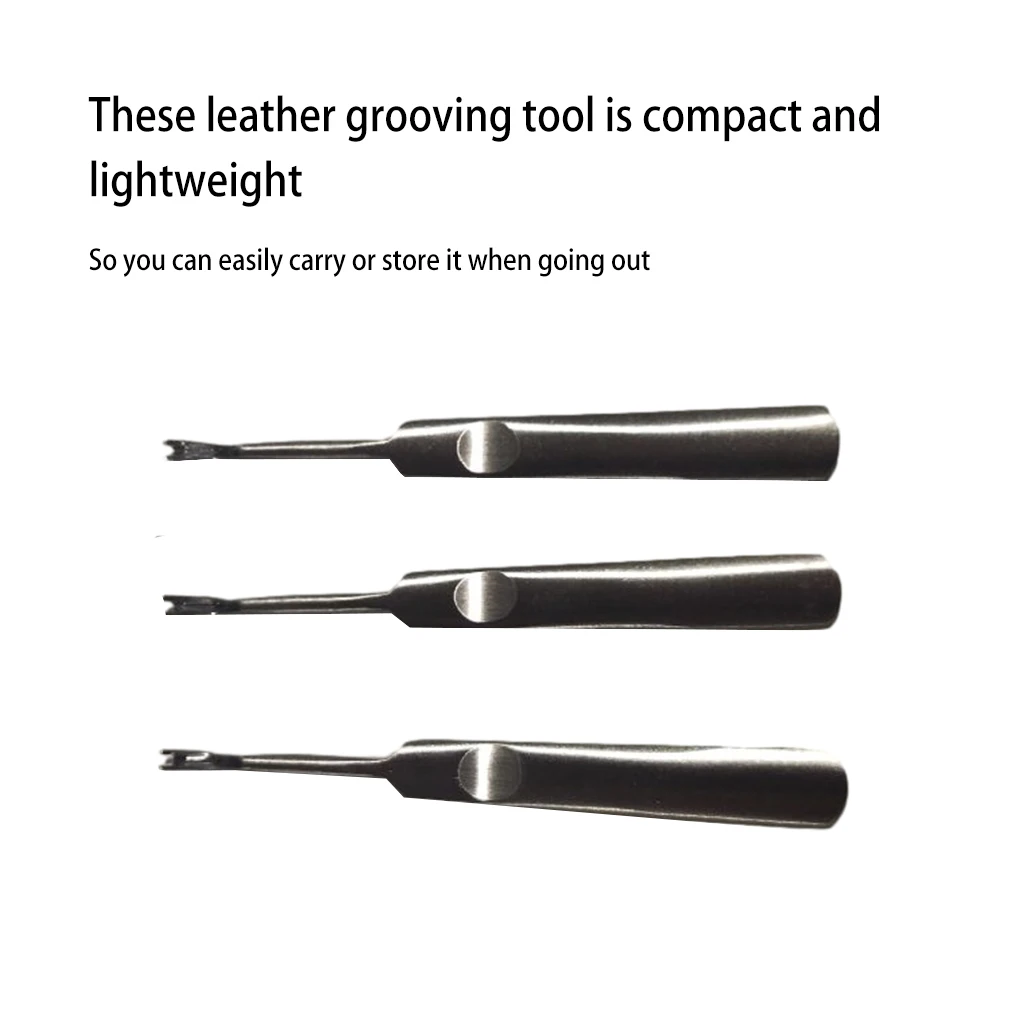 3 adet deri oluk açma seti U V - Leatherwork Edge Creaser incelemesi ve fiyatı