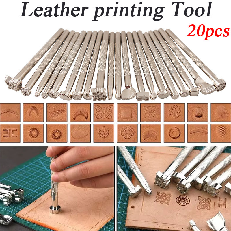 20 adet Deri Mühür Oyma Aletle - Leather Stamp Set incelemesi ve fiyatı