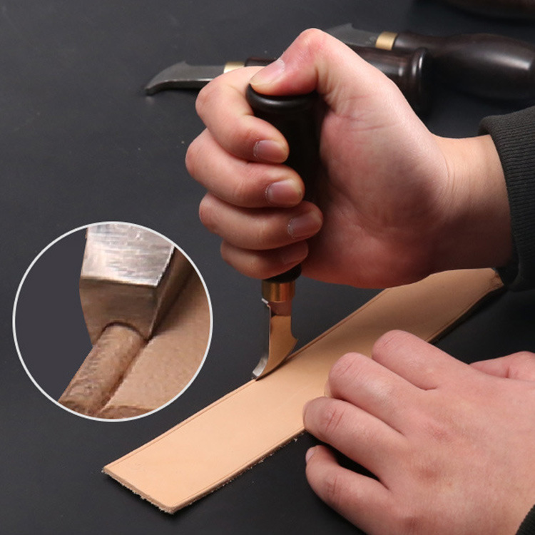1 adet deri sığ yuva kenar doğ - Leatherwork Edge Creaser incelemesi ve fiyatı