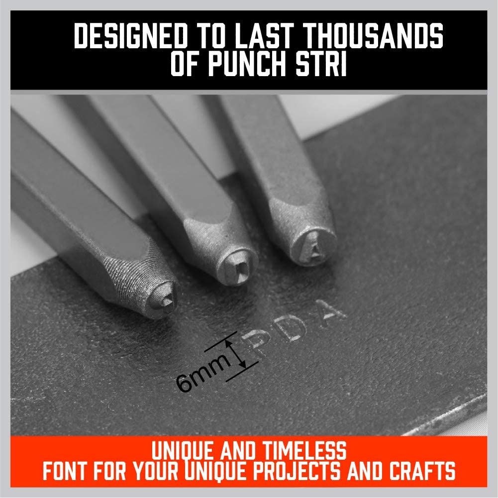 A68P-36 Parça 3Mm Sayı ve Büyü - Leather Stamp Set incelemesi ve fiyatı