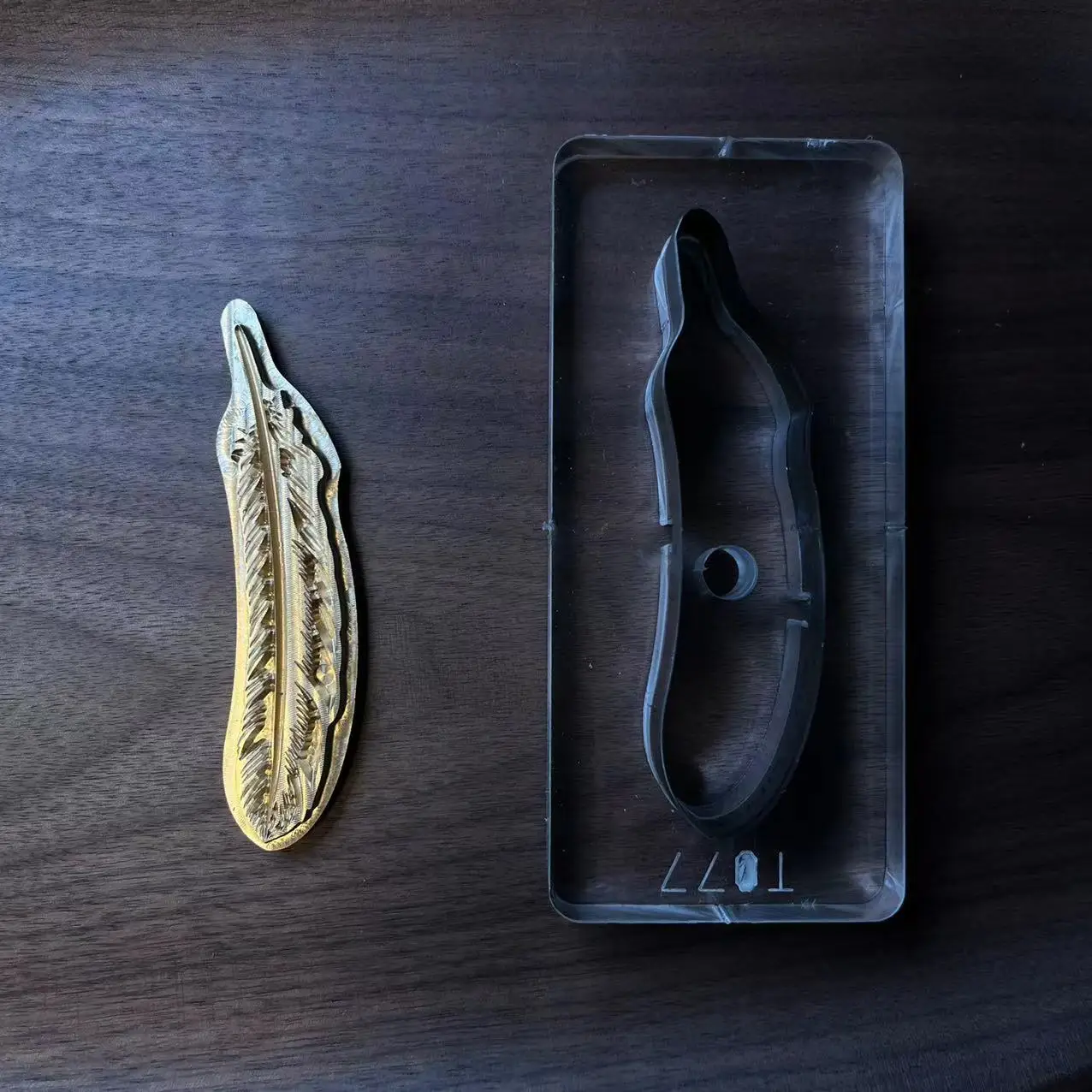 Tüy Şekli Pirinç Damga Kesme K - Leather Stamp Set incelemesi ve fiyatı