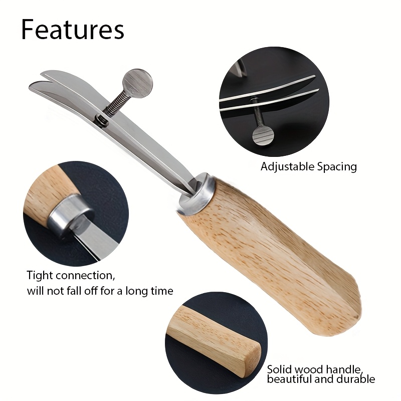 1 adet Ayarlanabilir Genişlikl - Leatherwork Edge Creaser incelemesi ve fiyatı