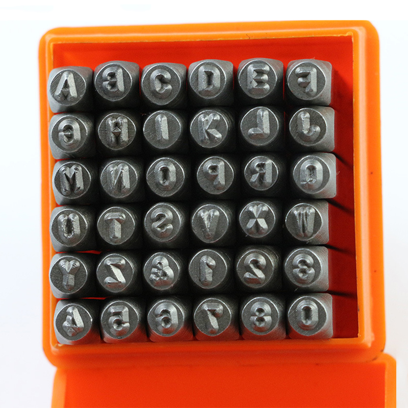 36 adet yumruk paslanmaz çelik - Leather Stamp Set incelemesi ve fiyatı