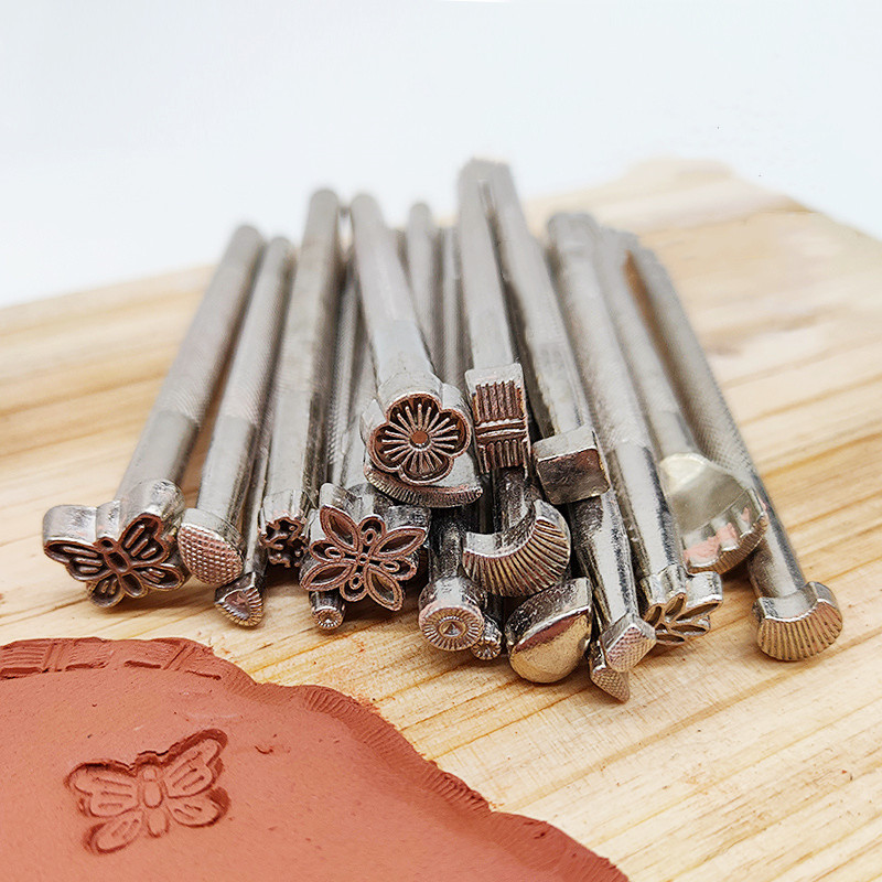 Kabartma deri araçları için 20 - Leather Stamp Set incelemesi ve fiyatı