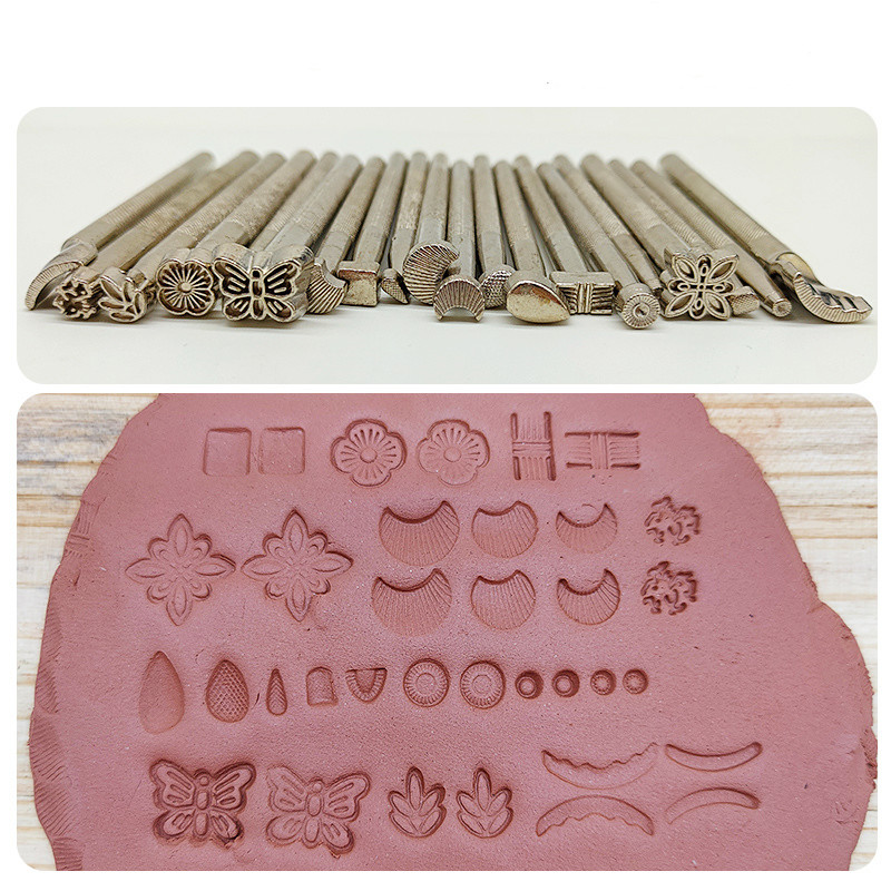 Kabartma deri araçları için 20 - Leather Stamp Set incelemesi ve fiyatı