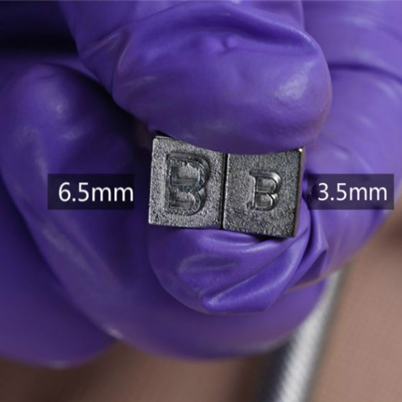 36 adet çelik alfabe mektup nu - Leather Stamp Set incelemesi ve fiyatı
