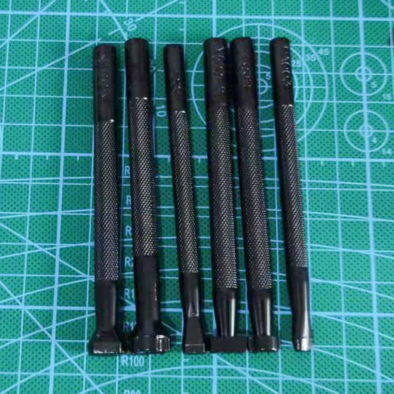 6 adet deri baskı aracı alaşım - Leather Stamp Set incelemesi ve fiyatı