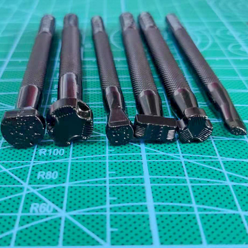 6 adet deri baskı aracı alaşım - Leather Stamp Set incelemesi ve fiyatı