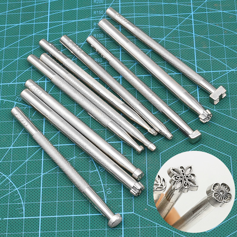 20 adet Deri Damga Baskı Aracı - Leather Stamp Set incelemesi ve fiyatı