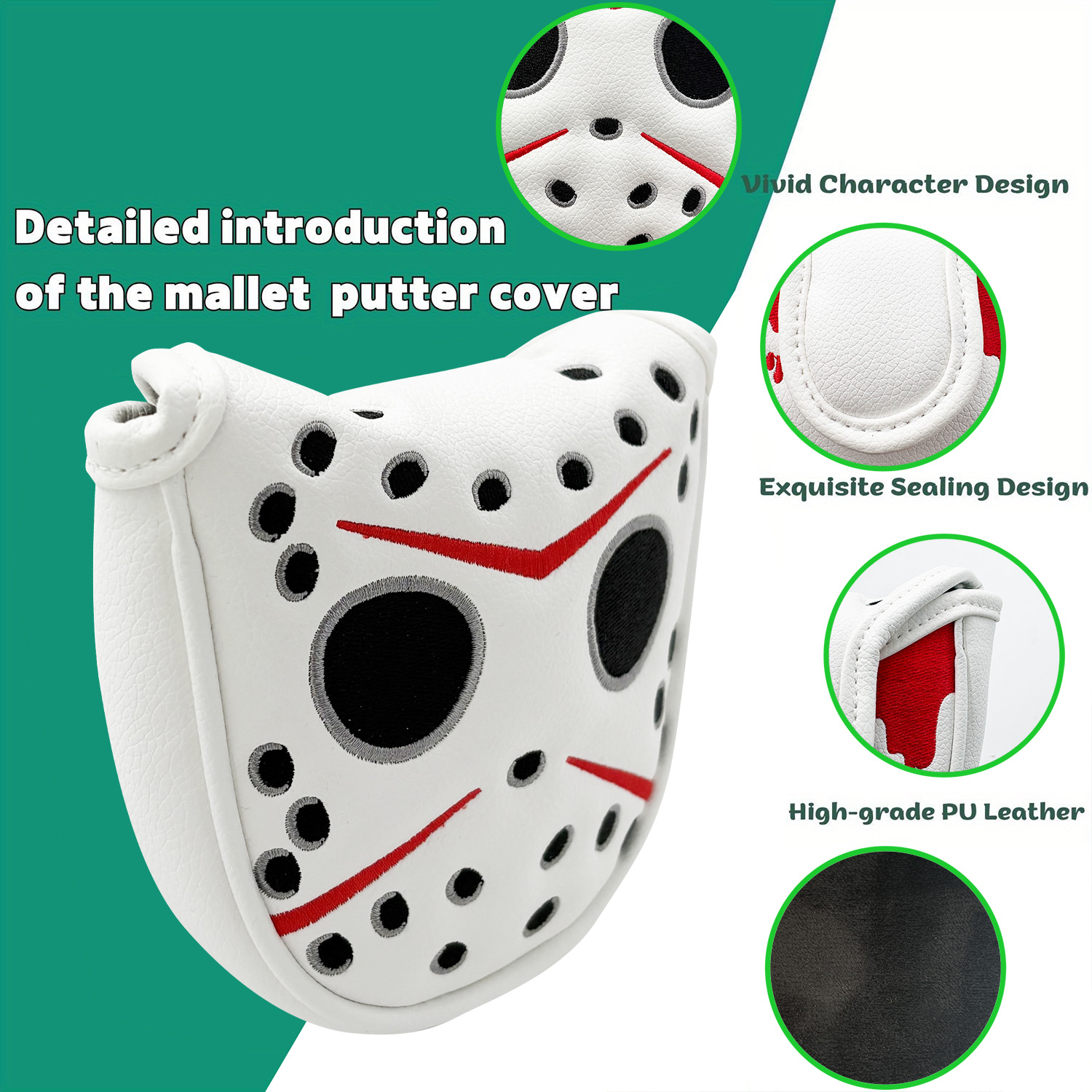 Putter Kılıfları Golf Putter K - Leatherwork Mallet incelemesi ve fiyatı