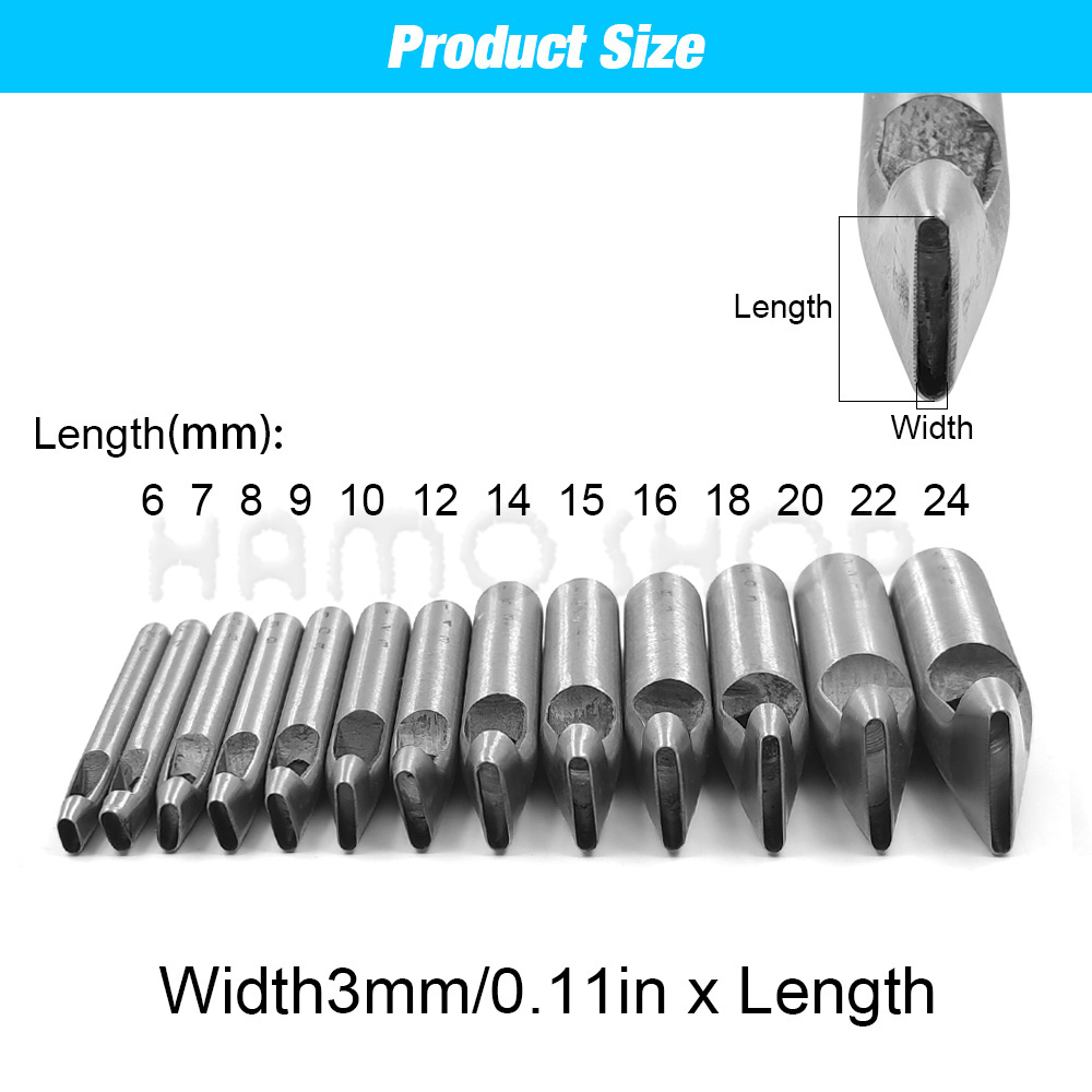 2mm/3mm Genişlikte Deri Oval Ş - Leatherwork Hole Punch incelemesi ve fiyatı